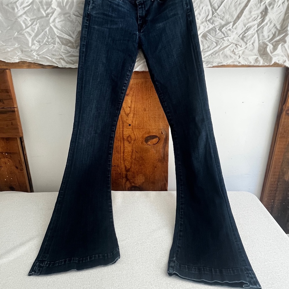 7 for all Mankind Jeans (Size 27) Dark Wash Flare Cut